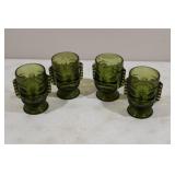 Indiana Glass Luau Hawaiian Tiki goblets