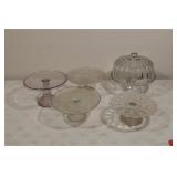 Glass Cake plates