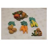 Fruit wall plaques