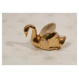 Vintage Swetye Weeping Gold-Plated swan planter