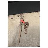 Chain Boom and Wire Stretcher
