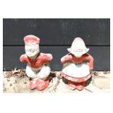 Dutch Boy and Girl Statues