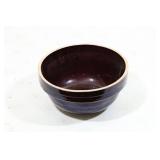 Brown Pottery Large Serving Bowl