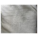 EXTRA LARGE PATTERNED BED SPREAD -