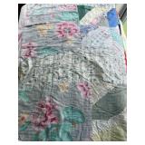 FLORAL PATCHWORK QUILT -