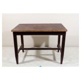 Mahogany console table