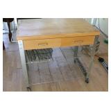 Rolling Grill Cart 40x24x34