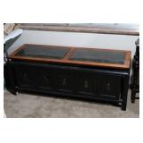 Mid Century Chinese Chippendale low credenza