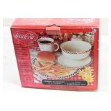16 Piece Coca-Cola Dinnerware Set New