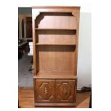 Wood bookcase 34x16x78