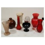 Collection of vases
