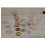 Stemmed Candle Holders