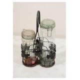 Rustic Farmhouse condiment caddy
