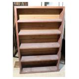 Wood Bookcase 37x10x60