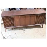 Sears Console stereo and turn table 60x17x27