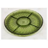 Vintage Indiana Glass divided serving tray