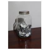 Jar of tea lights