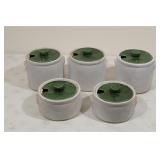 Vintage McCoy Pottery Lidded Pots