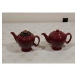 Vintage Burgundy McCormick Tea teapot