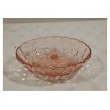 Indiana Glass Garland Pink depression glass footed