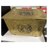 12x18 Brass&wood box