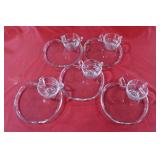 HAZEL ATLAS ORCHARD APPLE SNACK SET W/ CUPS