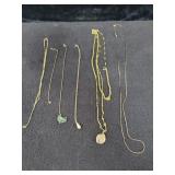 (5) ASSTD COSTUME NECKLACES **2 OF THEM ARE BROKEN