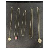 (5) ASSTD COSTUME NECKLACES