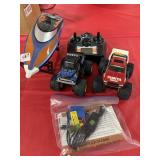 ToyabiI remote control boat two trucks