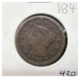 1845 LARGE CENT