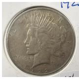 1922 PEACE SILVER DOLLAR