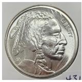 BUFFALO 1 OZ .999 FINE SILVER ROUND