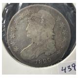 1829 CAPPED BUST HALF DOLLAR