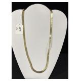 14K GOLD 24" OMEGA NECKLACE - 26.5 GR TOTAL WEIGHT