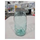 ANTIQUE BLUE QUART BALL MASON JAR