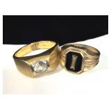 (2) GOLD FILLED RINGS -