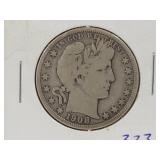 1908-D BARBER HALF DOLLAR
