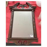Plastic mirror with eagle
