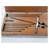 STARRETT MICROMETER DEPTH GAUGE NO 445 -