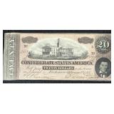 $20 CONFEDERATE BANK NOTE