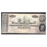 $20 CONFEDERATE BANK NOTE