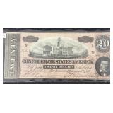 $20 CONFEDERATE BANK NOTE