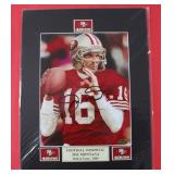 FOOTBALL IMMORTAL JOE MONTANA PHOTO PRINT
