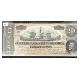 $20 CONFEDERATE BANK NOTE