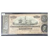 $20 CONFEDERATE BANK NOTE