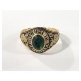 10K GOLD 1975 CLASS RING FROM COLUMBUS HIGH -