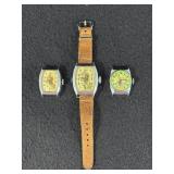 (3) ROY ROGERS WRIST WATCHES