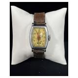 LITTLE ORPHAN ANNIE WRIST WATCH W/ LEATHER BAND