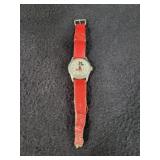 MICKEY MOUSE WRIST WATCH W/ LEATHER BAND