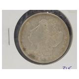 1921-D MORGAN SILVER DOLLAR